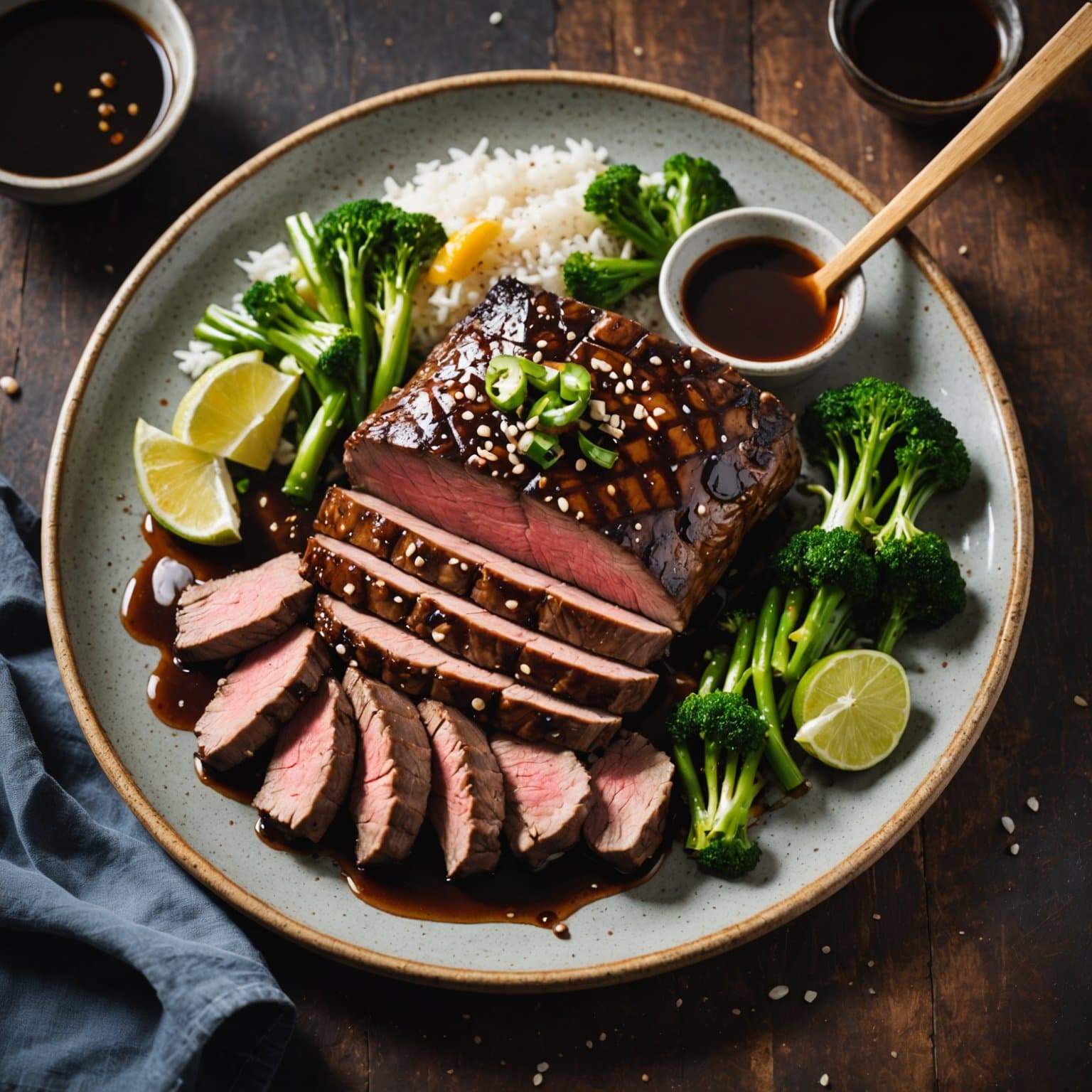 Søt og krydret biffteriyaki-marinade