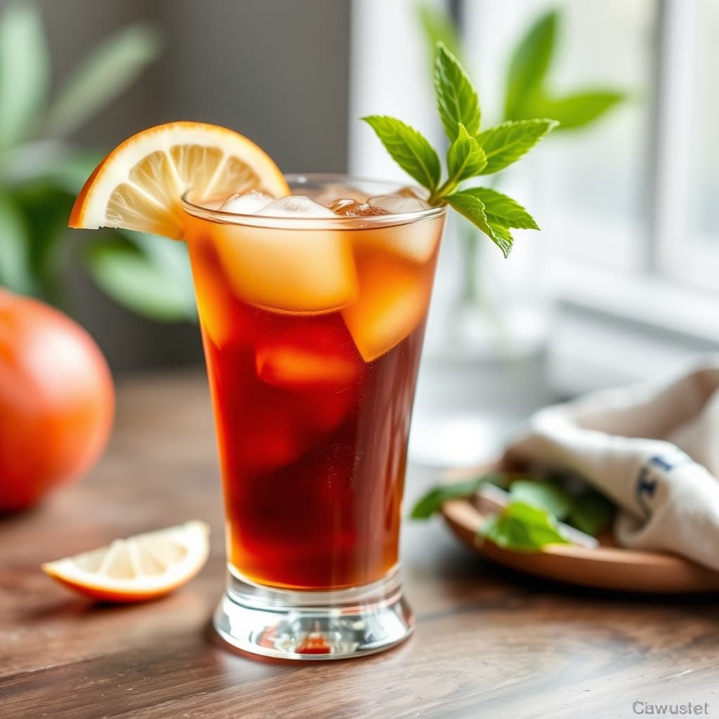 Søt te-cocktail