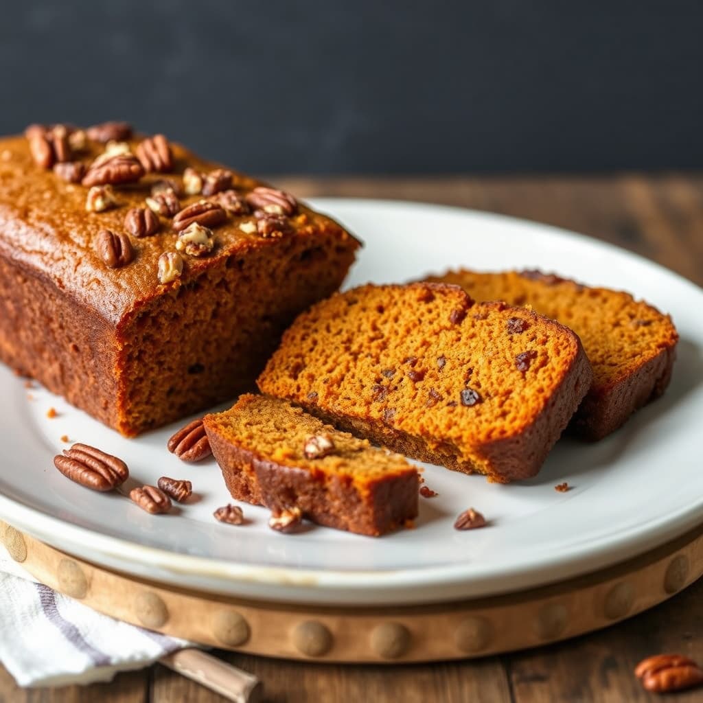 Søtpotetbrød med pekannøtter