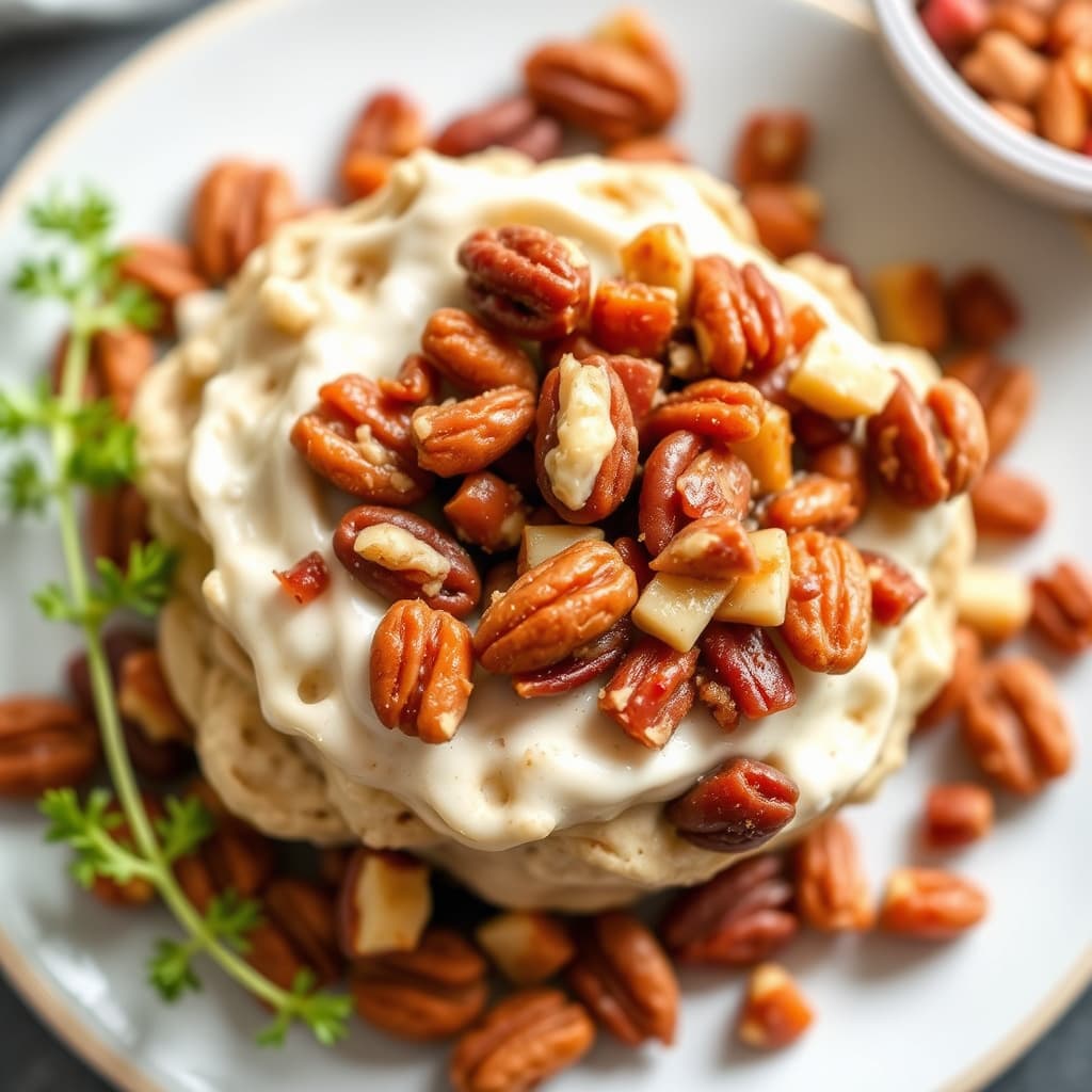 Søtt og salt bacon og nøtter