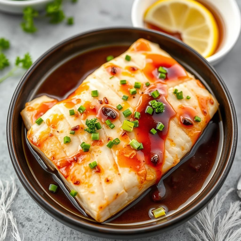 Soy-marinerte fisker