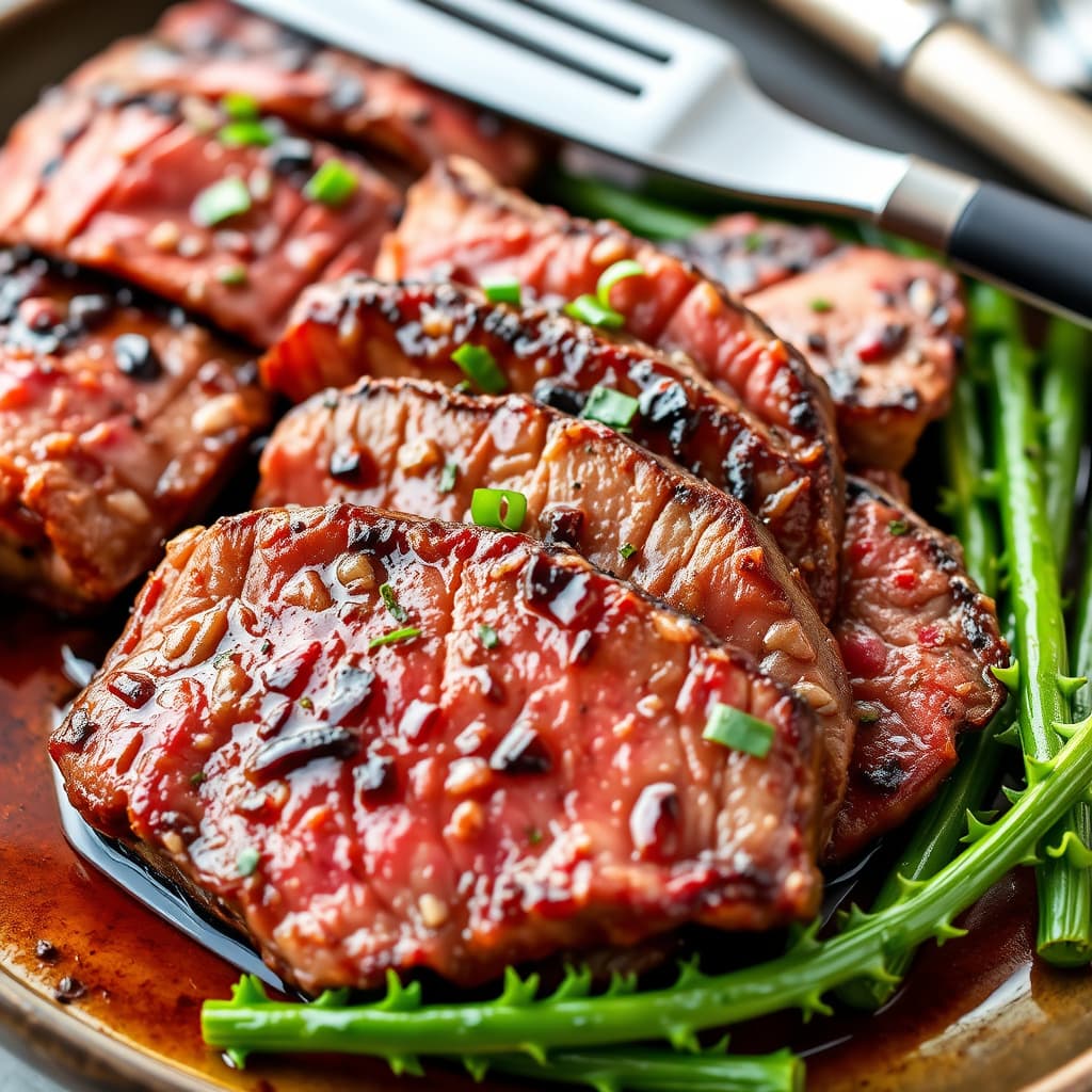 Soy-marinerte flankesteiker