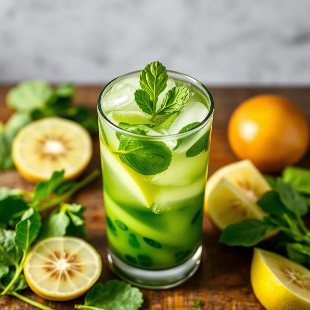 Spinat- og honningmelonkjøler