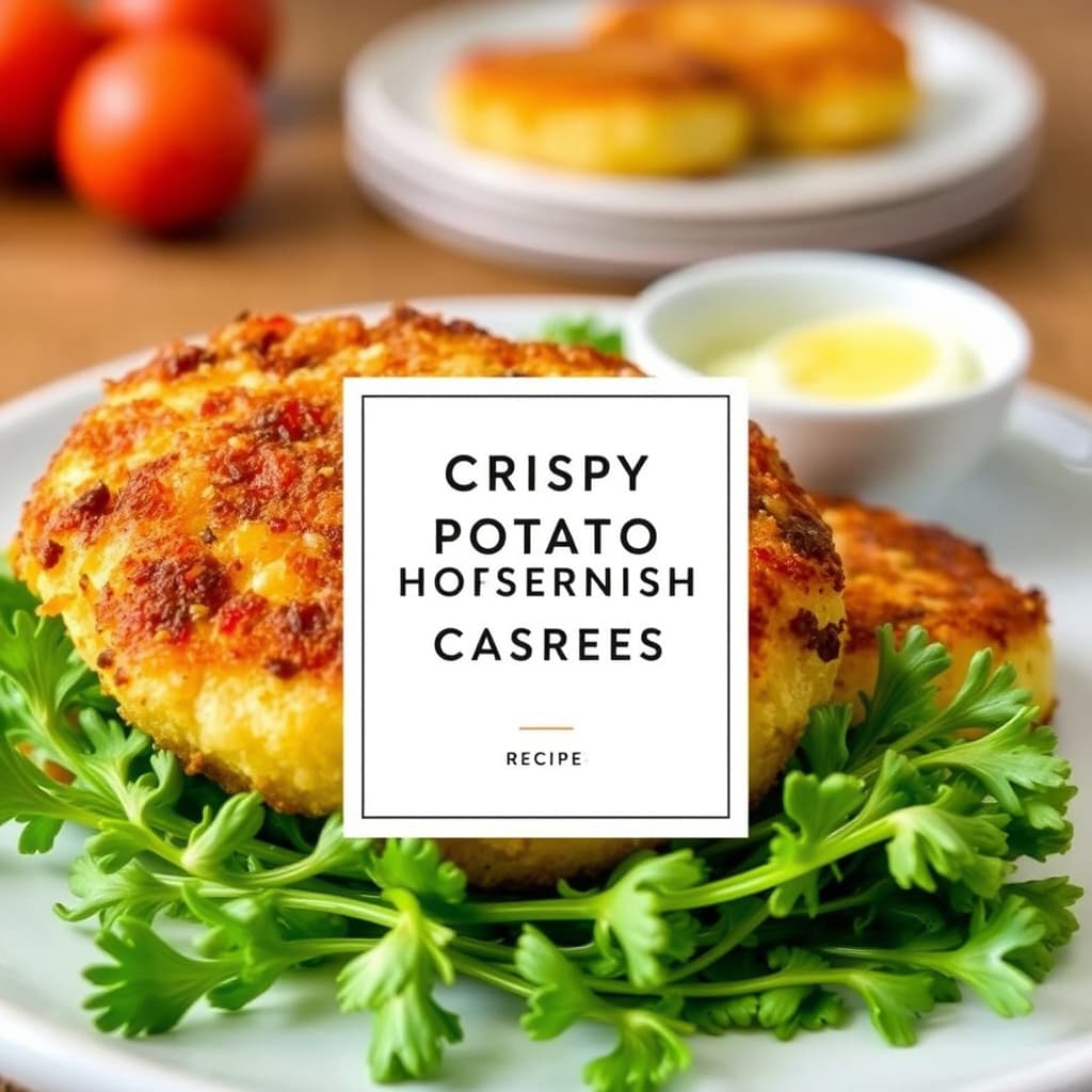 Sprø potet- og pepperrotkaker