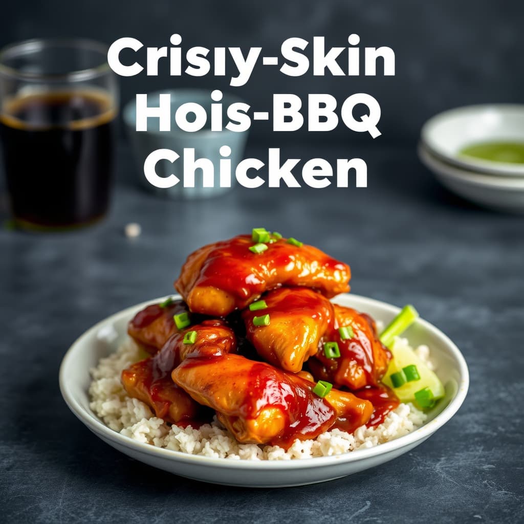 Sprø skinn Hoisin BBQ kylling