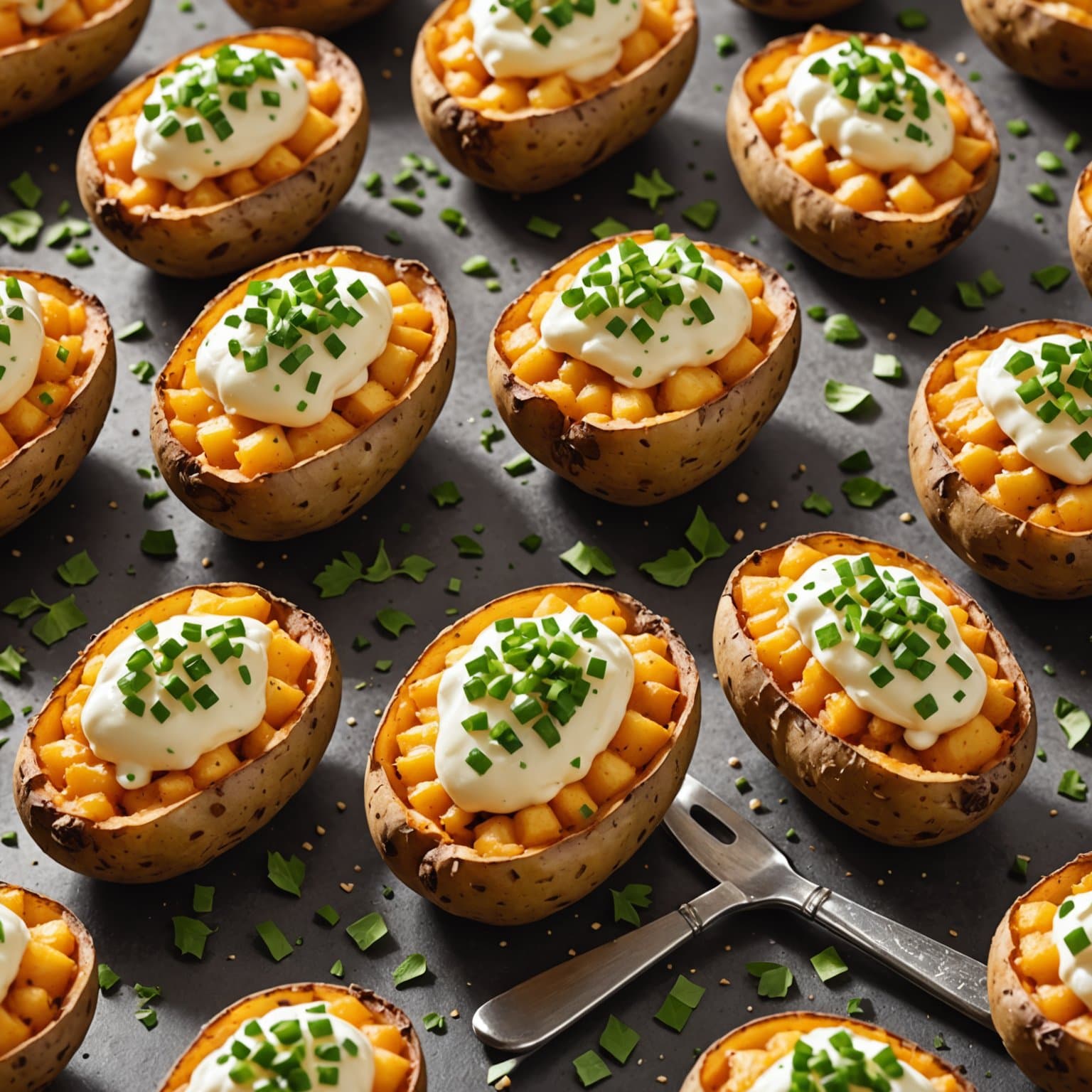 Spud's dobbeltbakte poteter