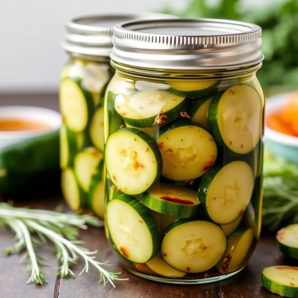 Squash- og dillpickles