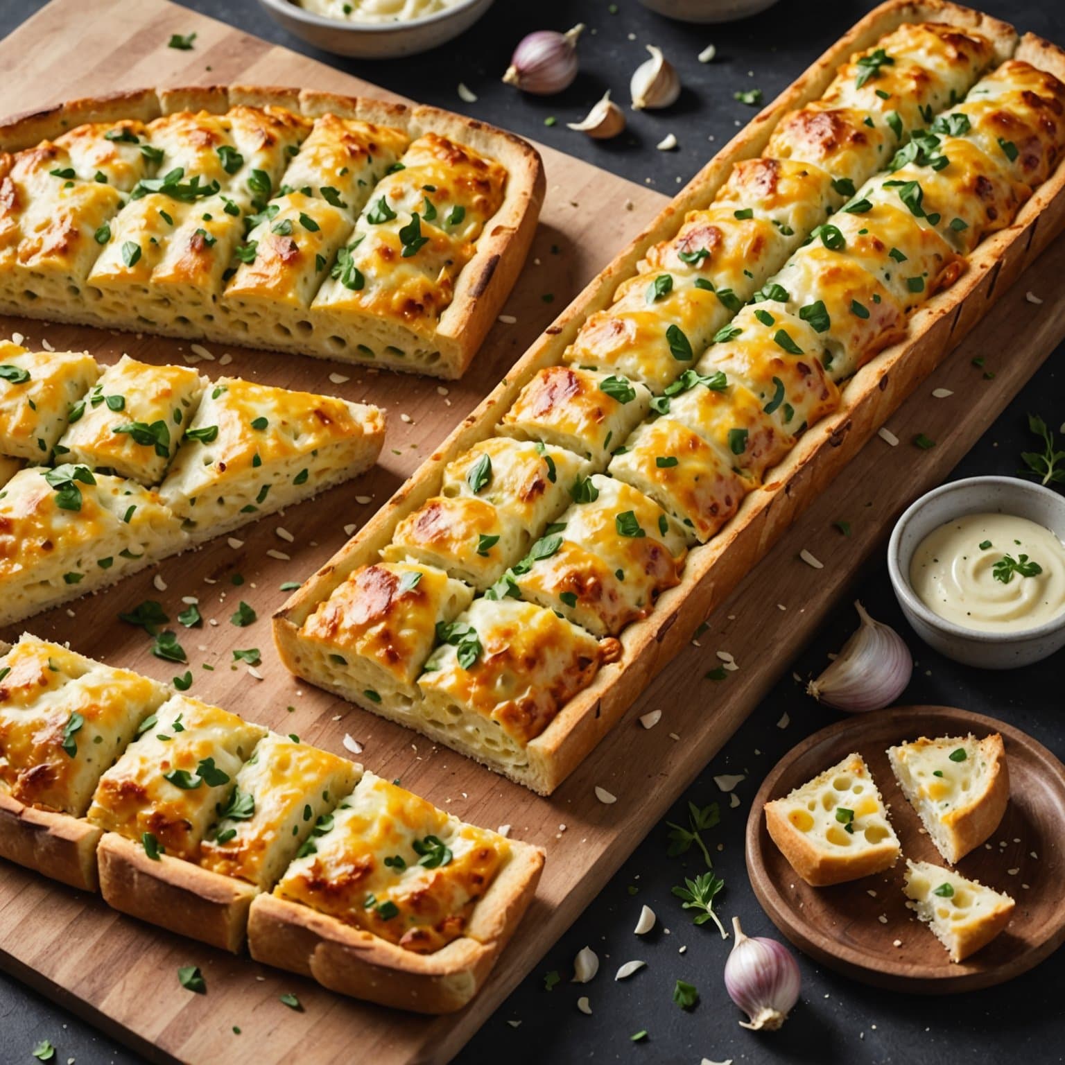 Stef's Super Cheesy Garlic Bread