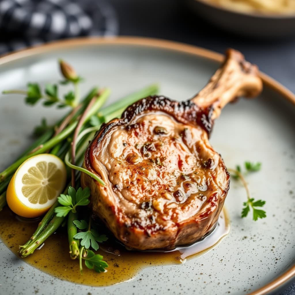 Stekt kalvesteik med moreller