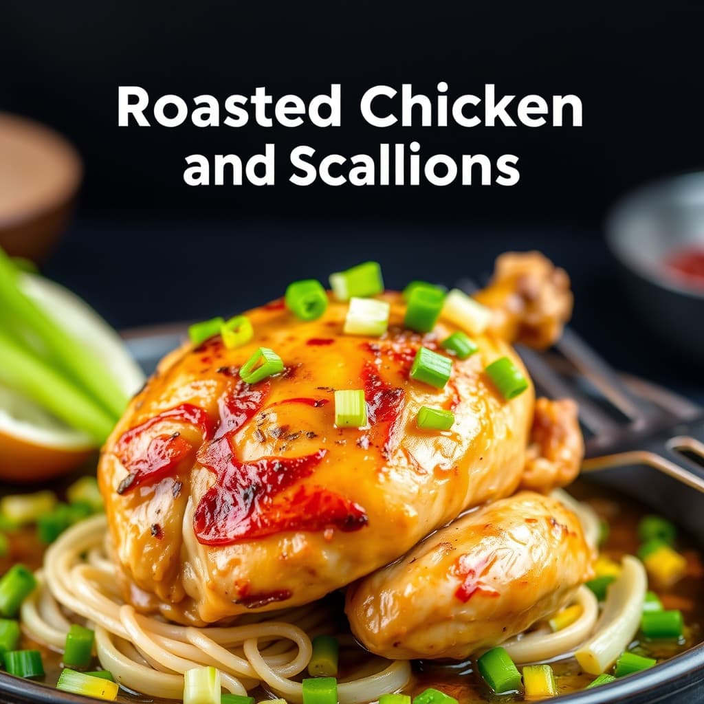 Stekt kylling med vårløk