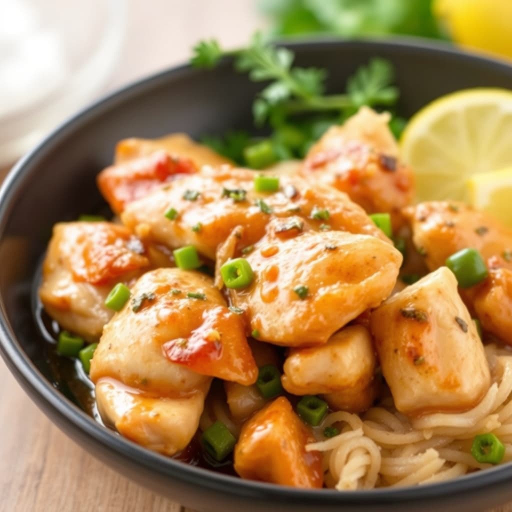 Stekt kylling med Worcestershire-saus