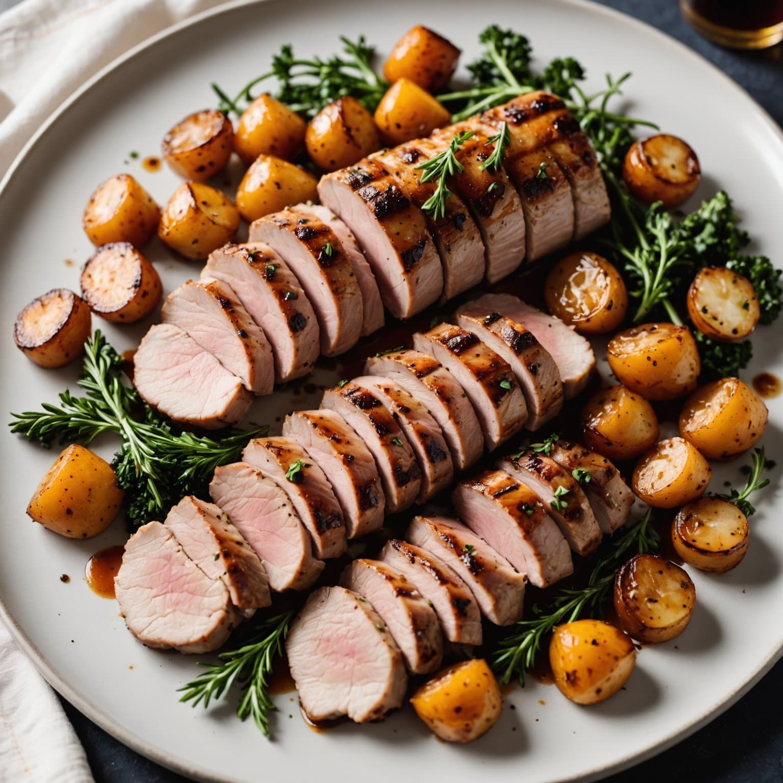 Stekt svinenakke med sprø skorpe