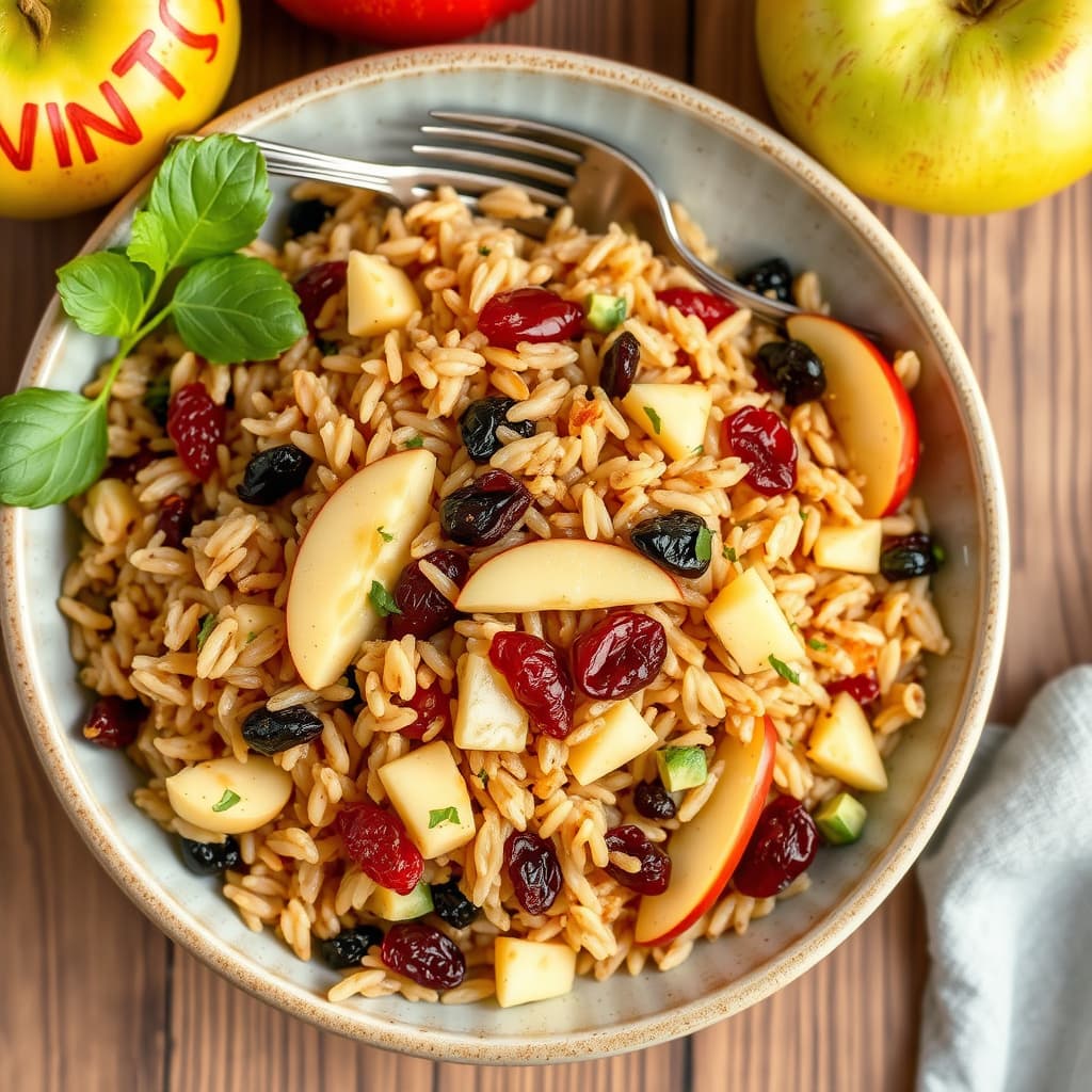 Stekt villris med epler og soltørkede kirsebær