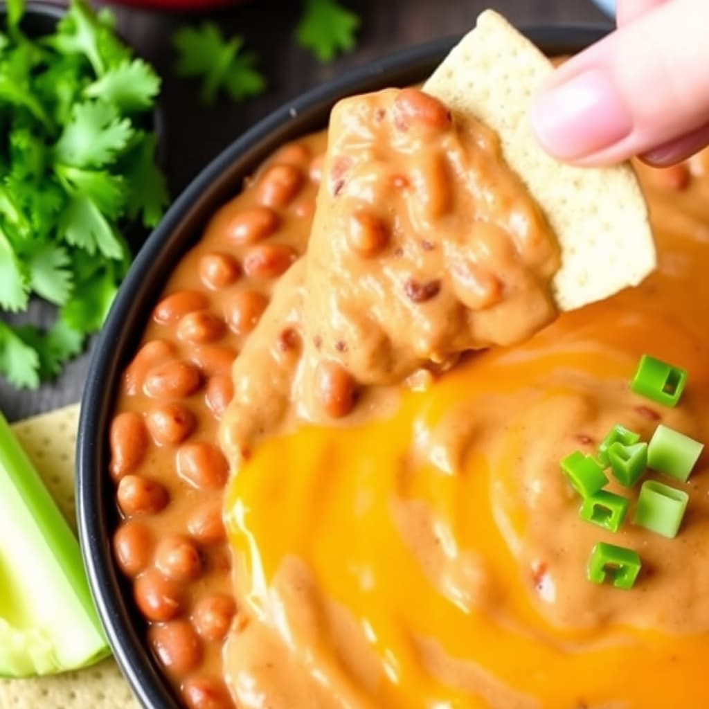 Sterk meksikansk bønne-dip