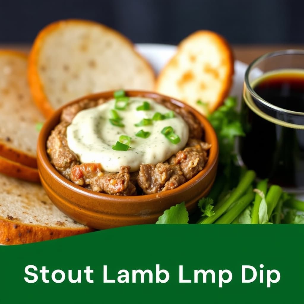 Stoutbraisert lammedip