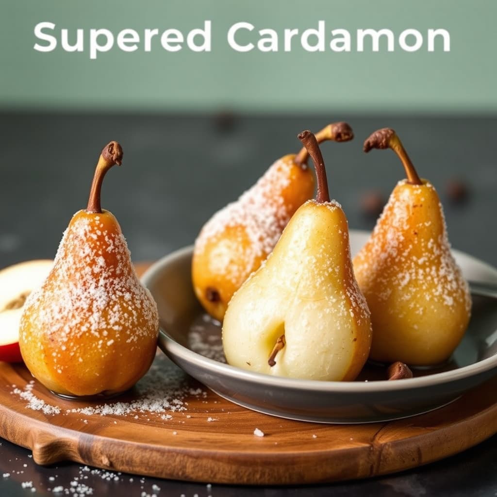 Sukrede kardemommepærer