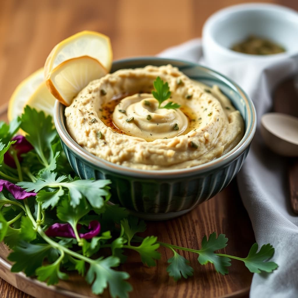 Sulten, sulten artisjokk-hummus