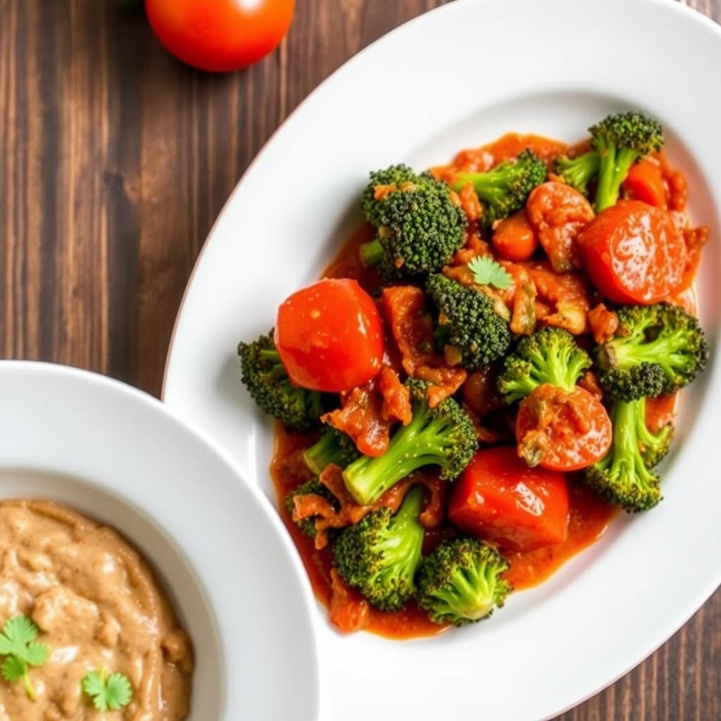 Sunn brokkoli i romersk stil