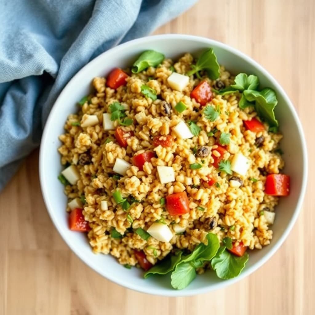 Sunn stekt farro "ris"