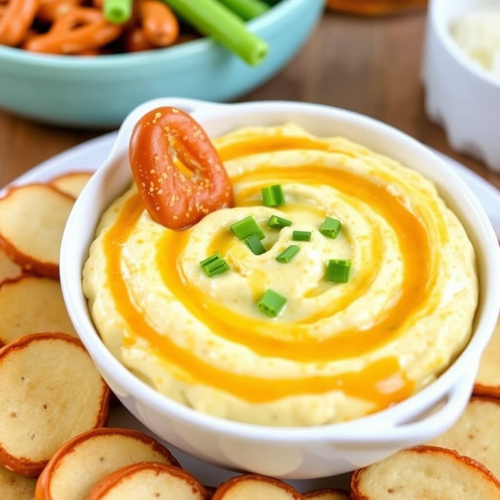 Sunny's honning-dijon-pretzeldip