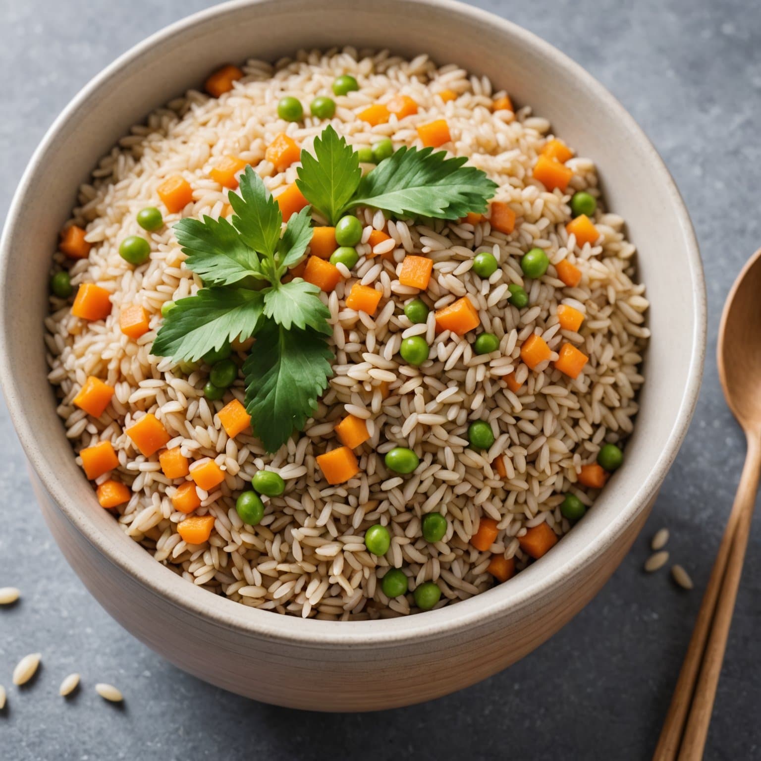 Super-helsekraftig risekoker med bygg