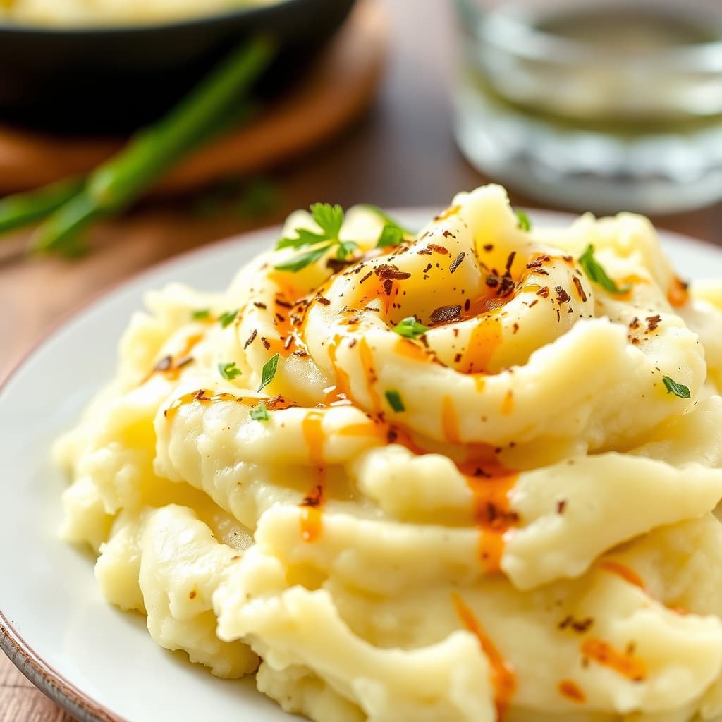 Super hvitløksrike potetmos