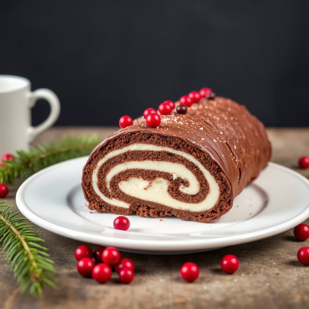 Superrask Mocha Yule Log