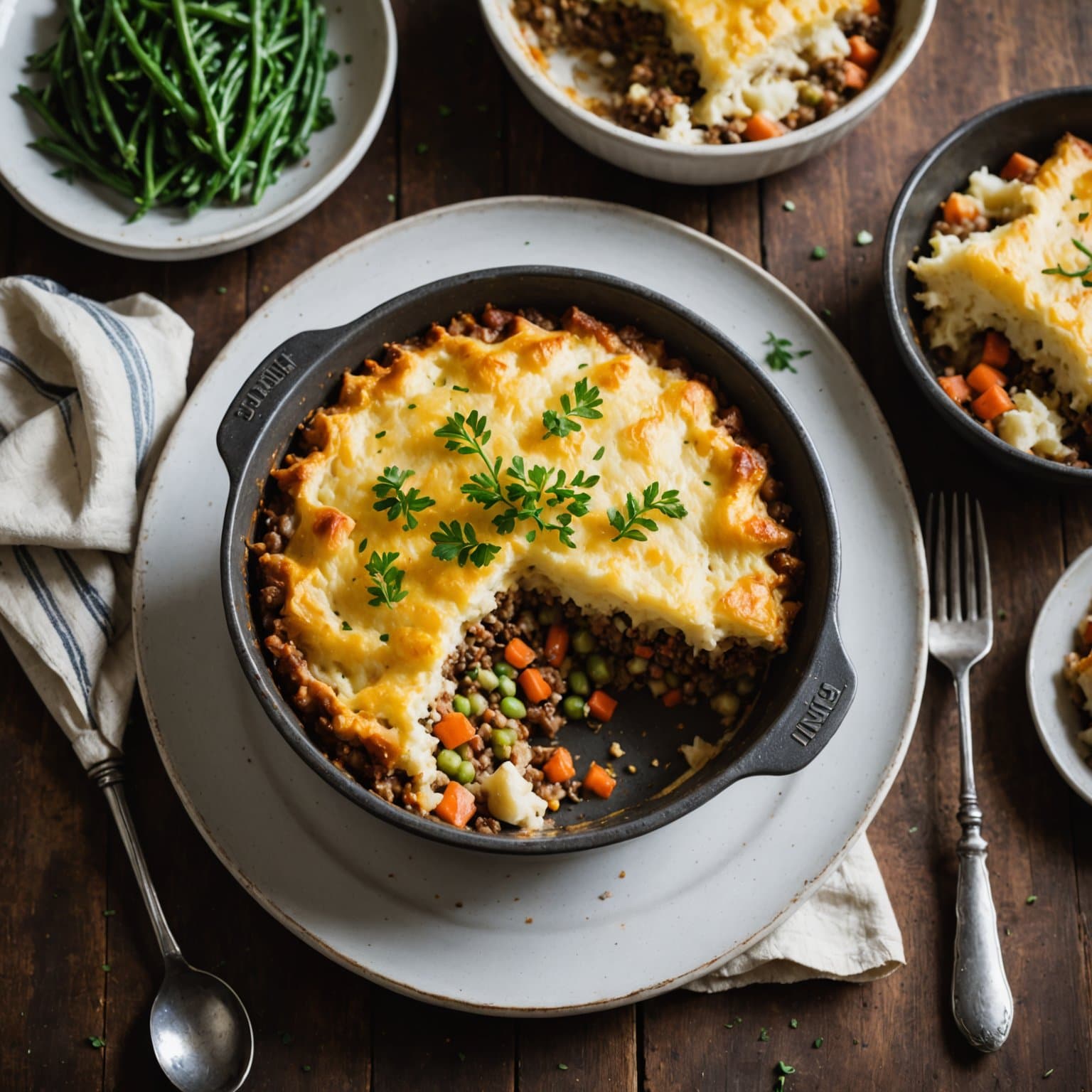 Superrask pastinakk- og kjøttdeiggrateng