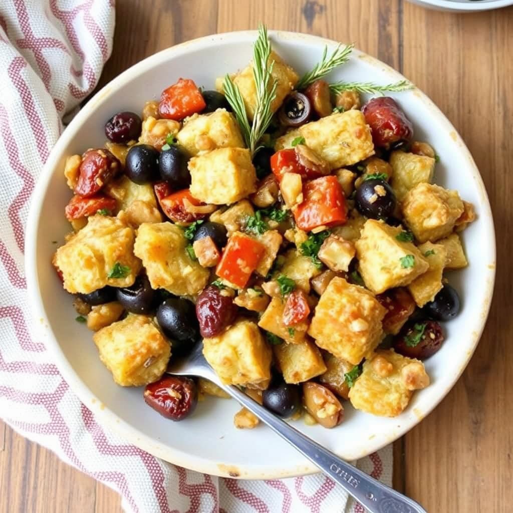 Surdeigsfyll med oliven