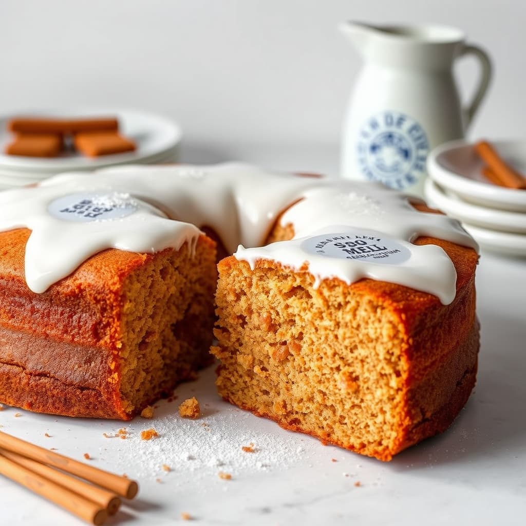 Sure, here is the translation:
Surt melk krydderkake