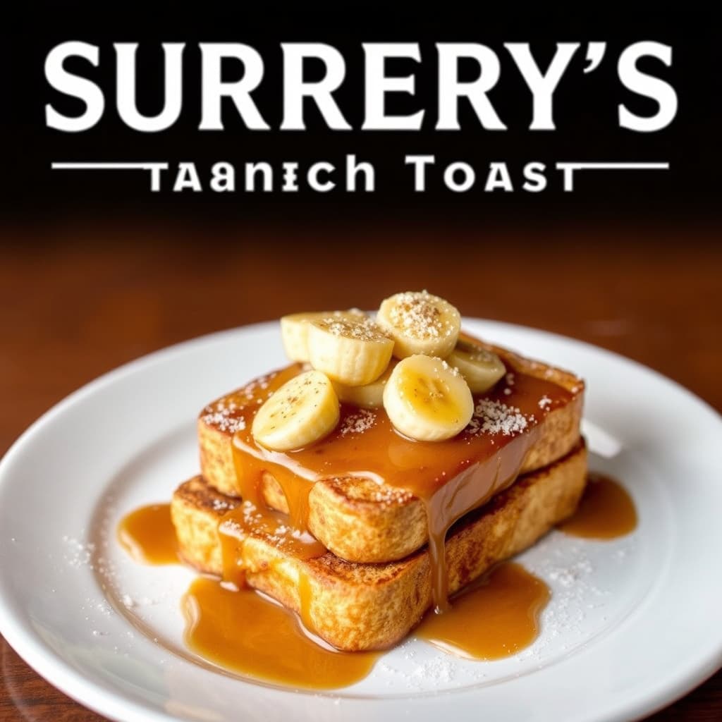 Surrey's Cafe - Bananas Foster French Toast