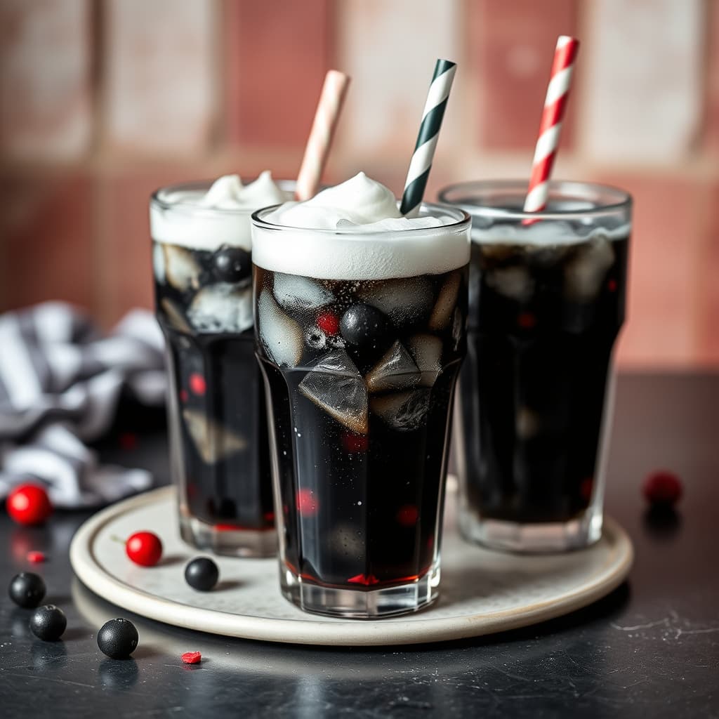 Svart og hvitt og rødt overalt brus