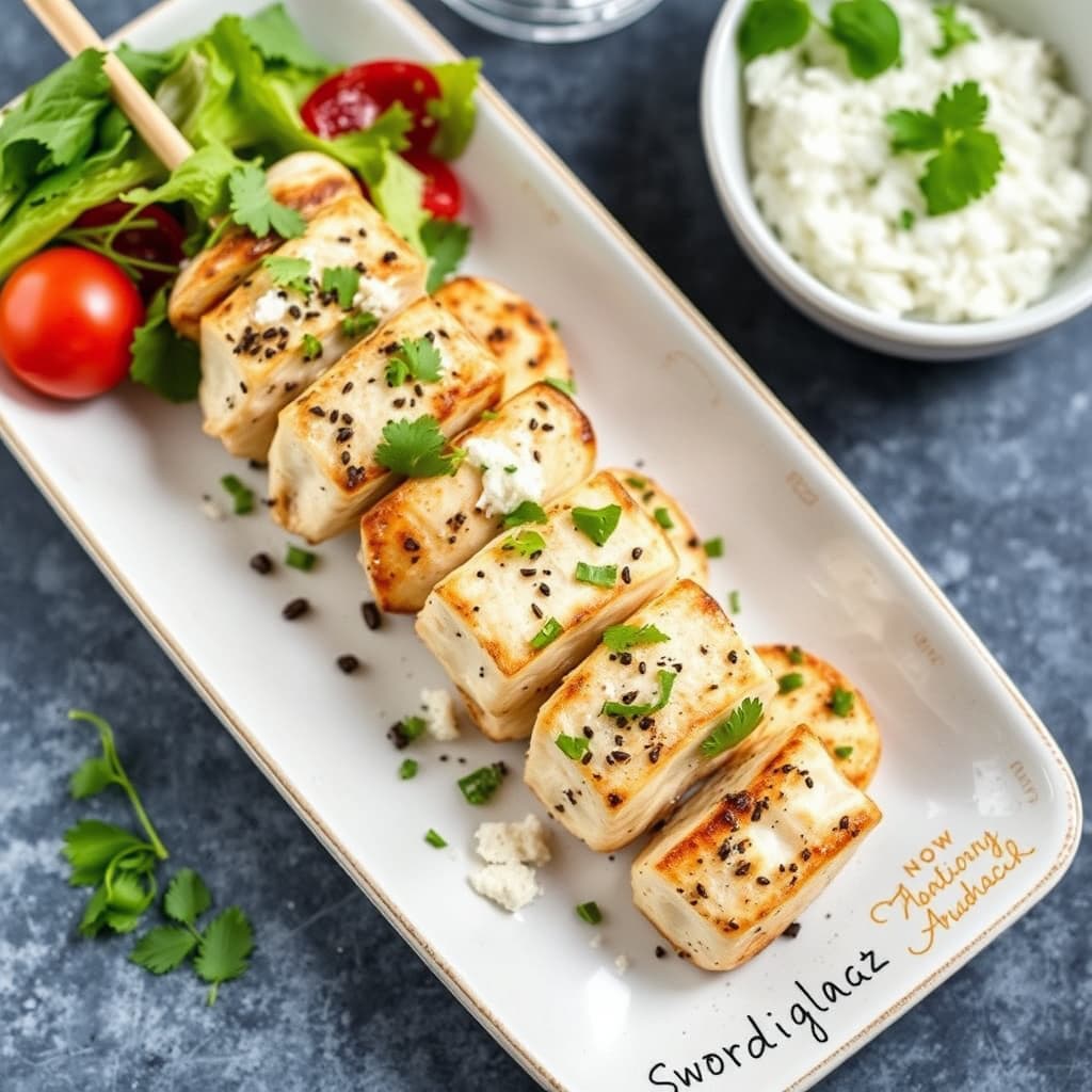 Sverdfisk Souvlaki