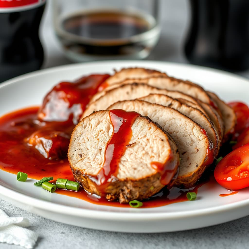 Svinefilet med Coca-Cola BBQ-saus