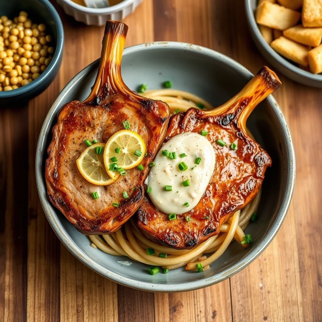 "Svinekoteletter av svin"