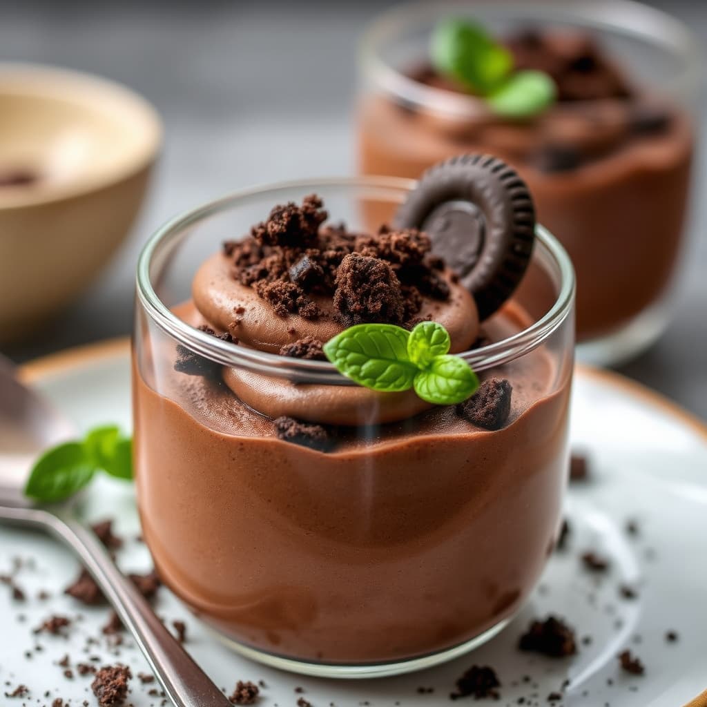 "Sweet Earth" – Sjokolademousse med sjokoladekjeks-smuler (Tierrita Dulce)