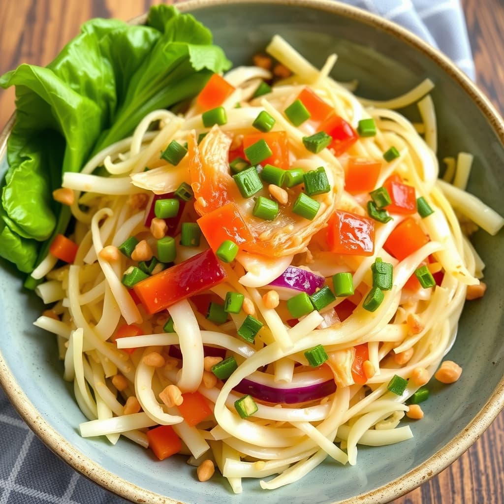 Syrlig og krydret kålssalat