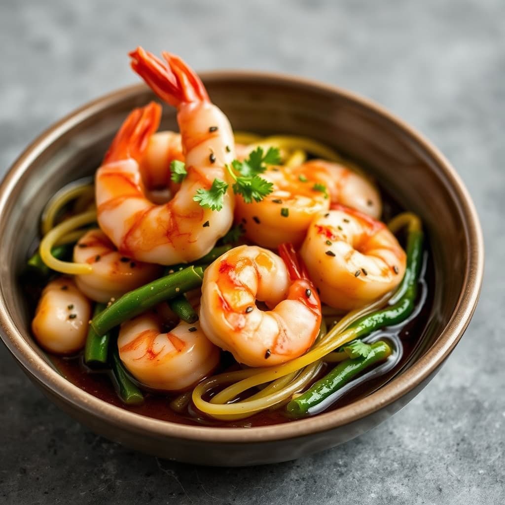 Tamari-reker og kamskjell