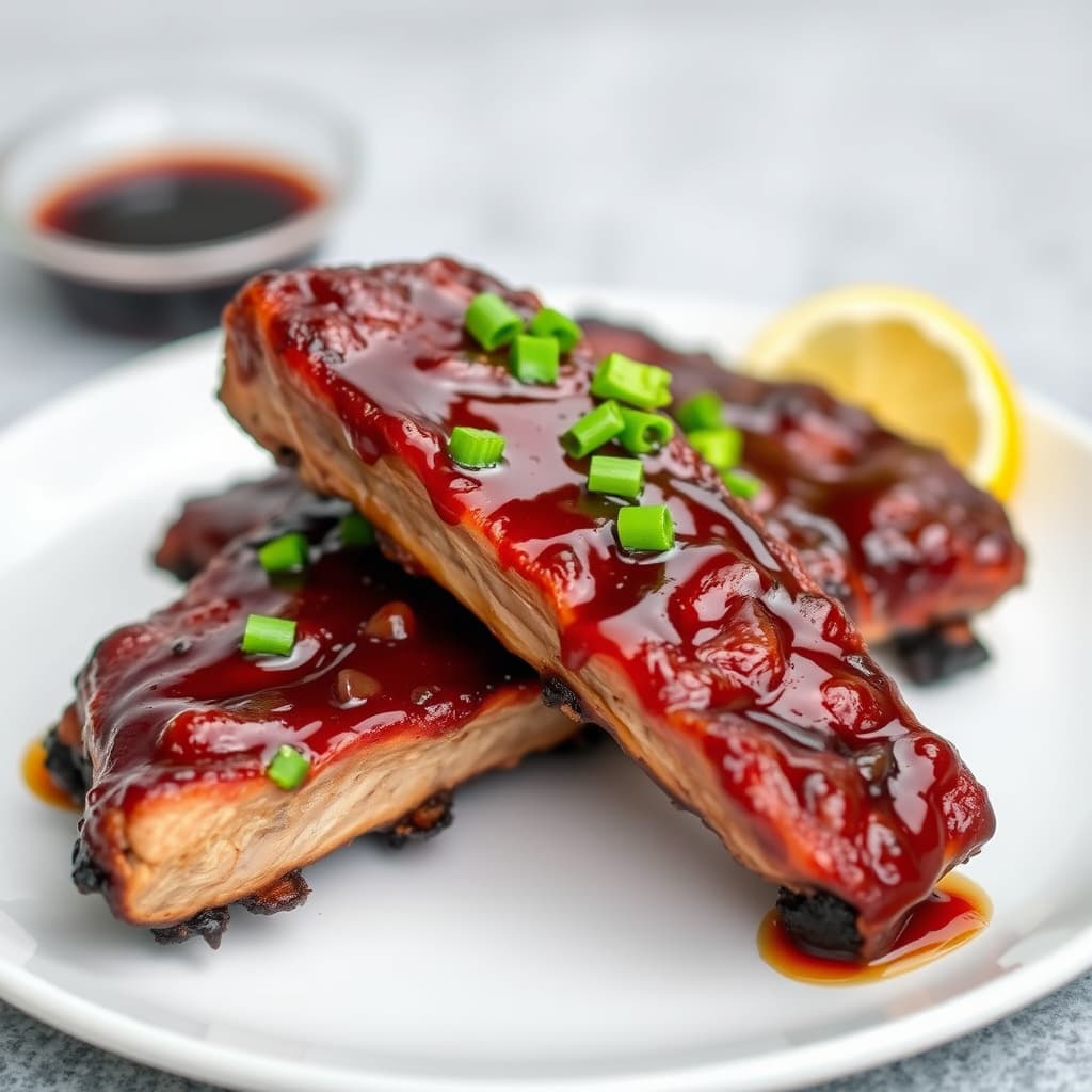 Tamarindglasert baby back ribs