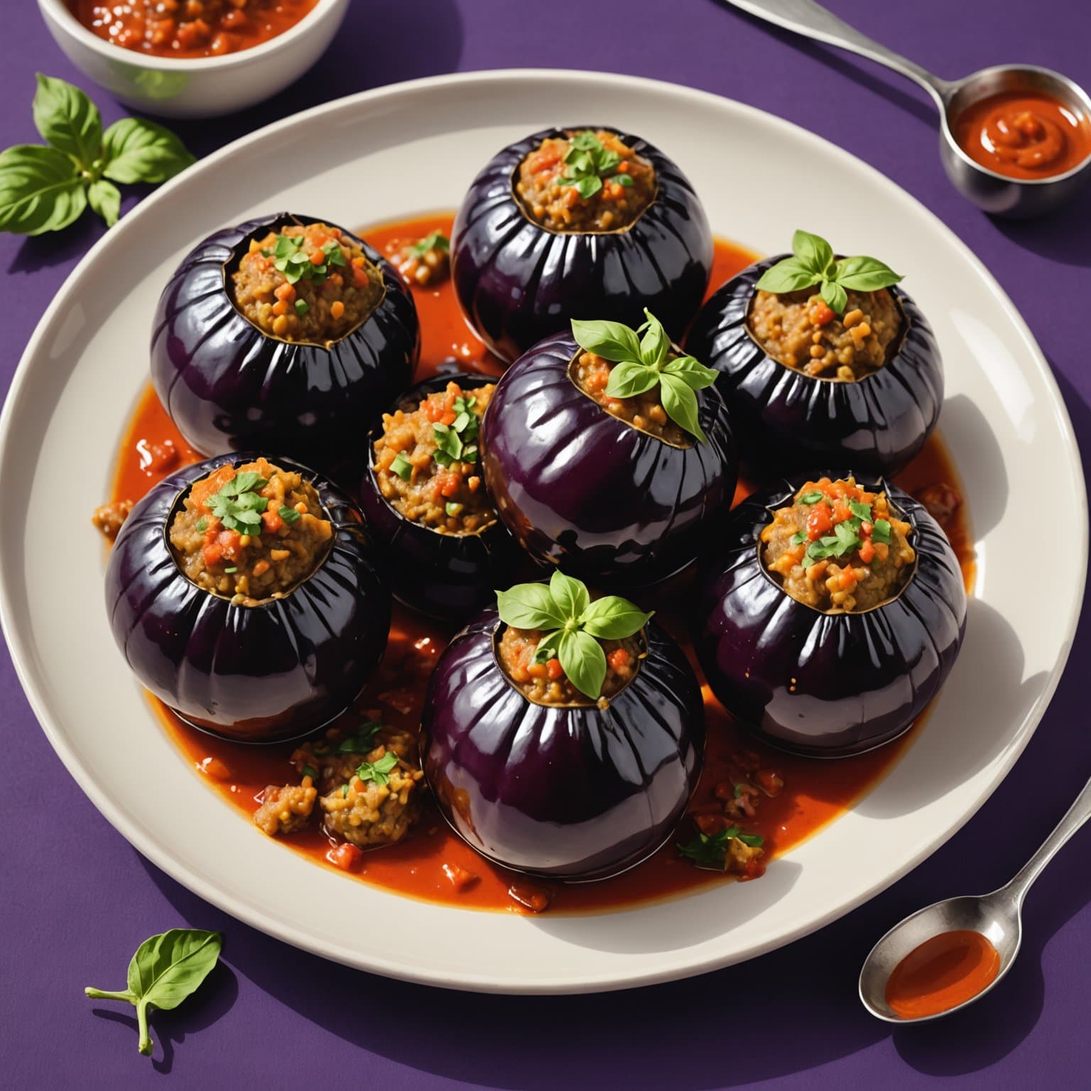 Tante Marys aubergineboller