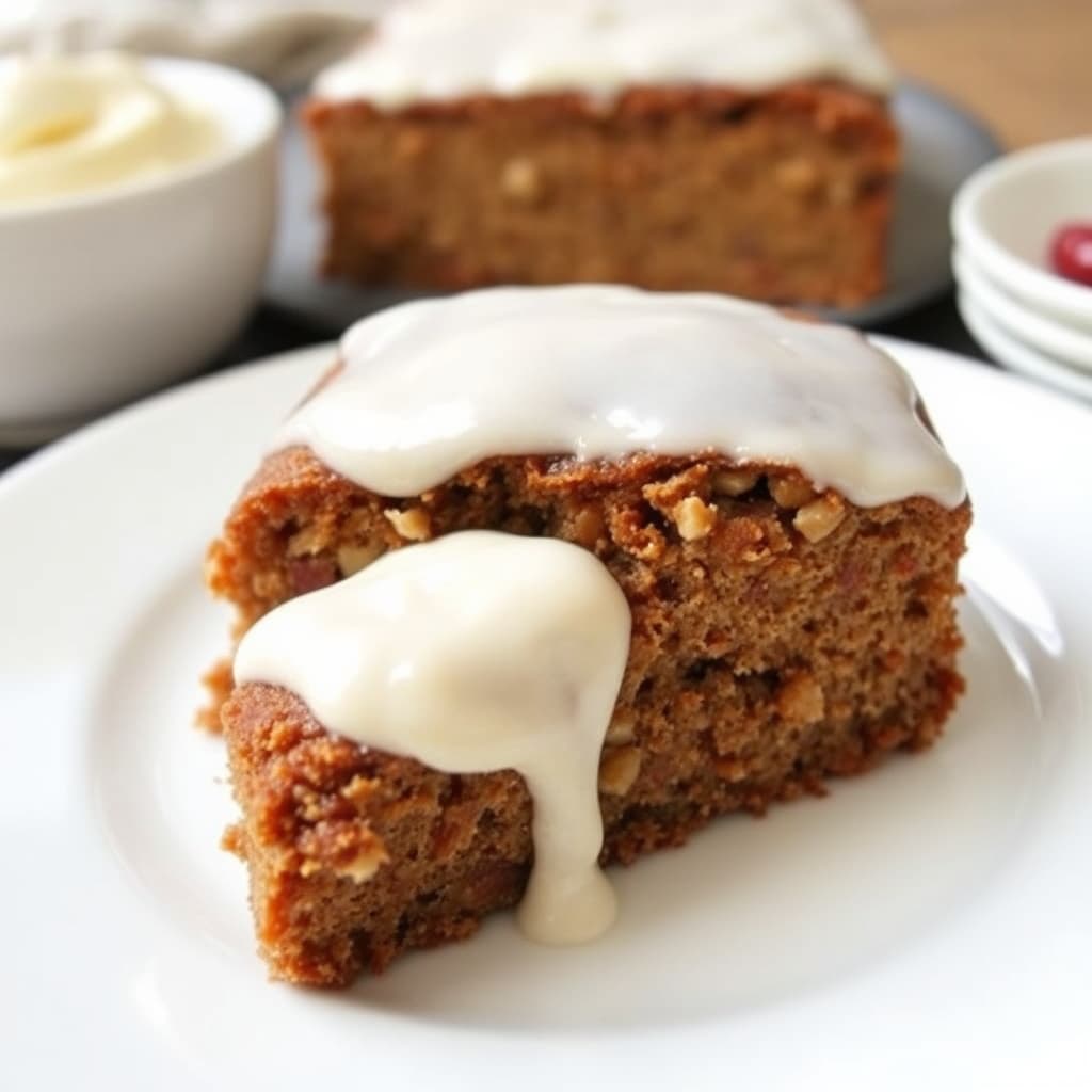 Tante Normas sprø fruktkake