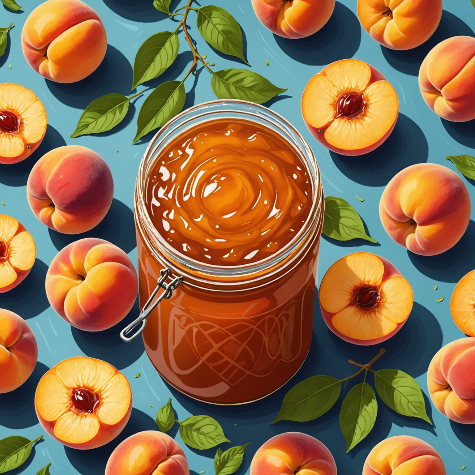 Tante Patsis Enkle Ferskenmarmelade