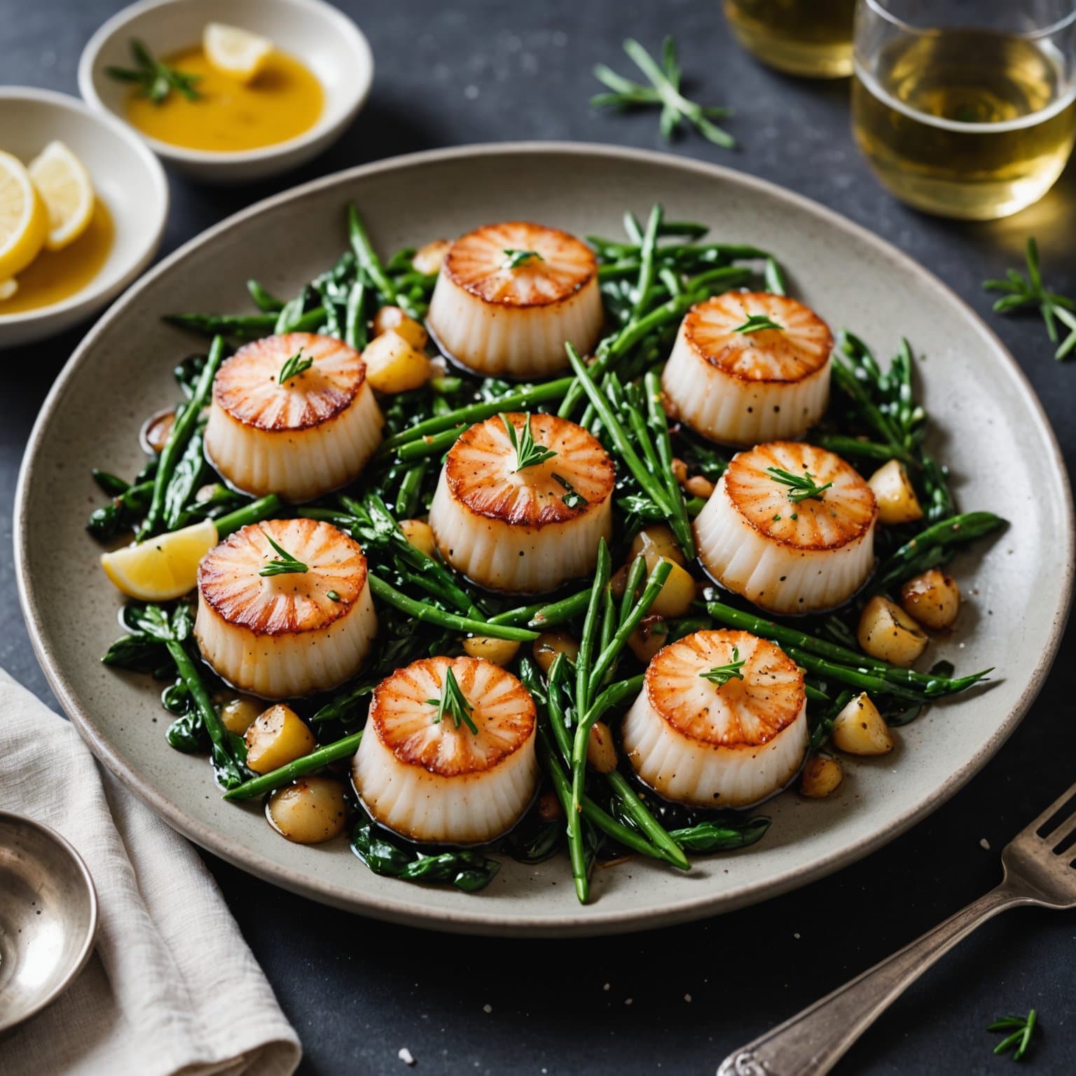 Tarragon Lover's Scallops