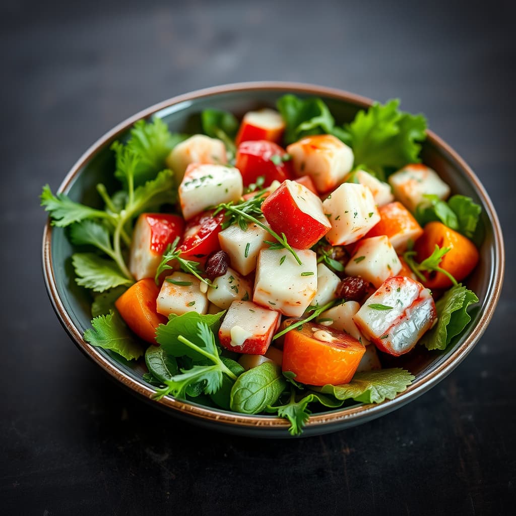 Tarragon- og hummersalat