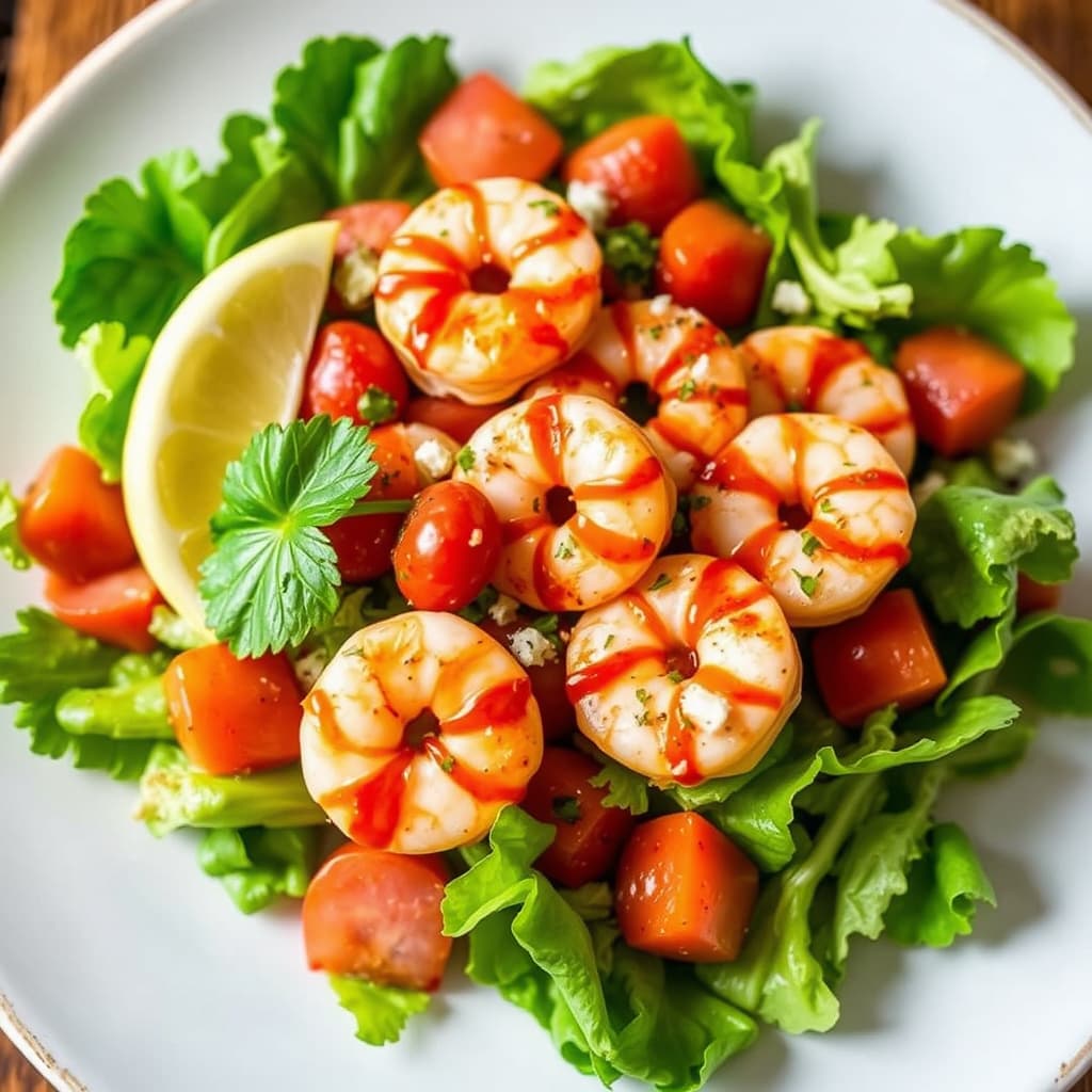 Tequila-glassert rekesalat flamberet