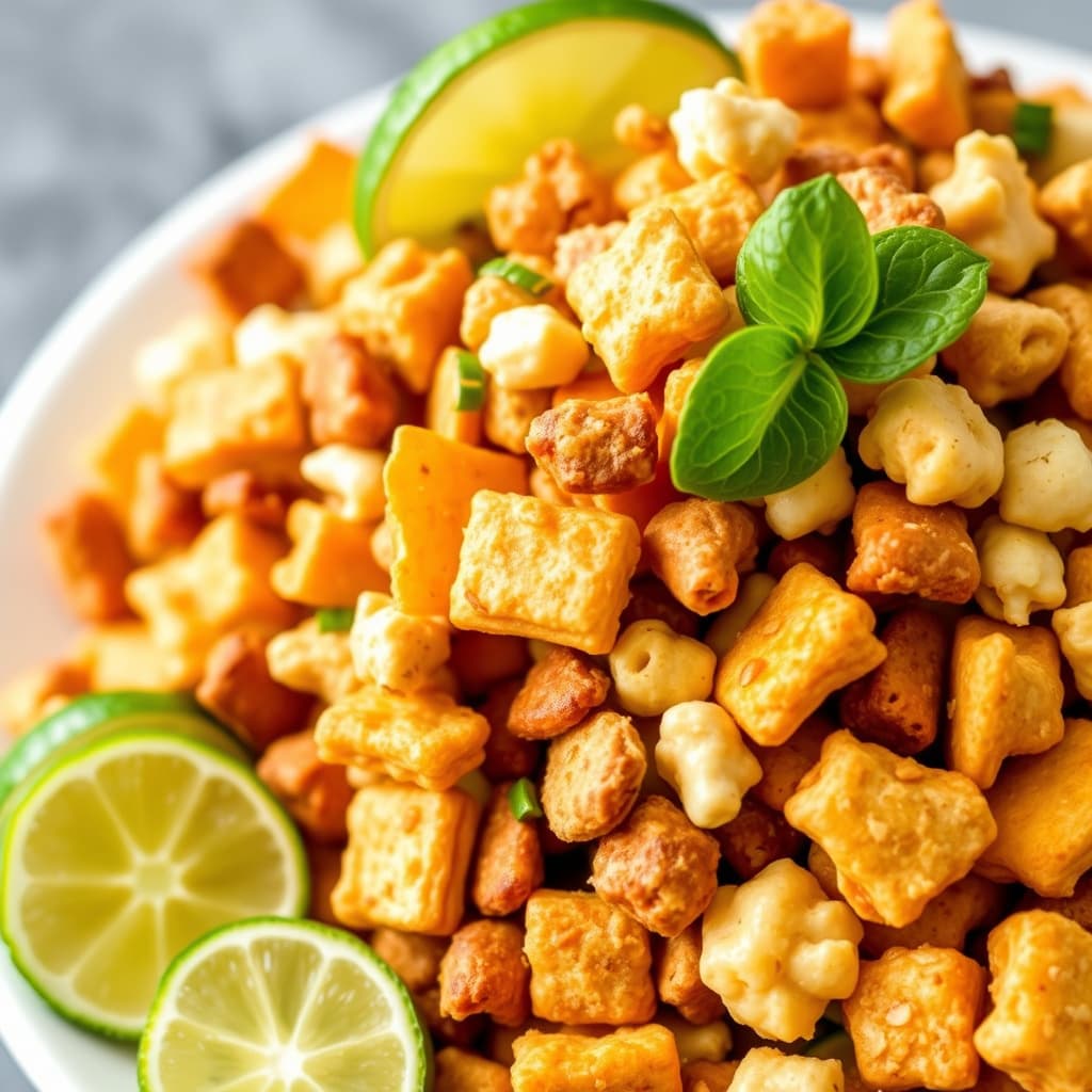 Tequila-lime cocktail-snacksblanding