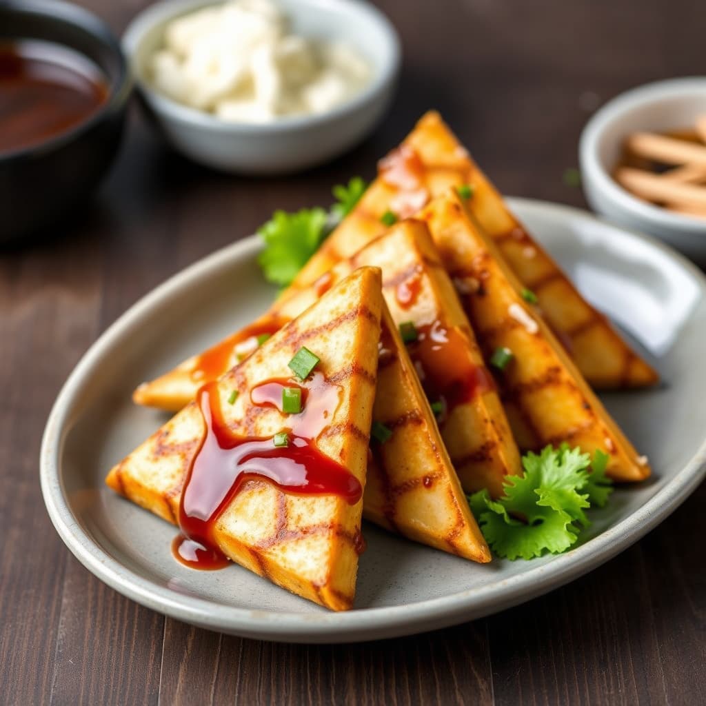 Teriyaki-tofutrekantene