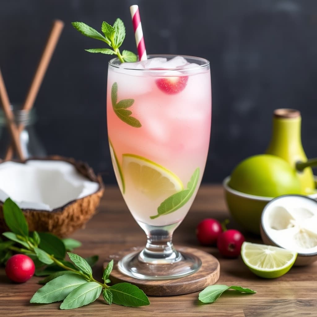 Thailandsk Agua Fresca: Kokosnøtt, lychee og sitrongress-kjøler