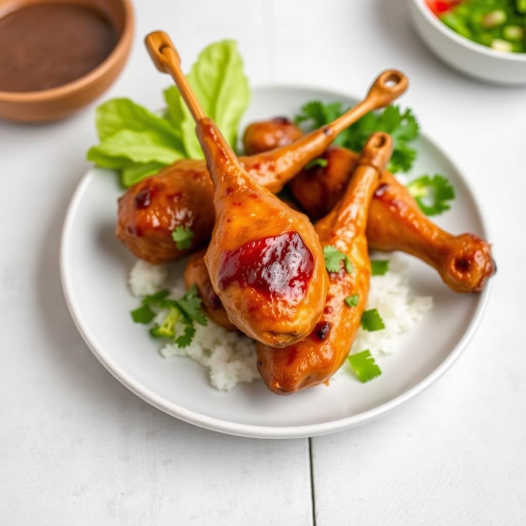 Thailandske satay-kyllinglår