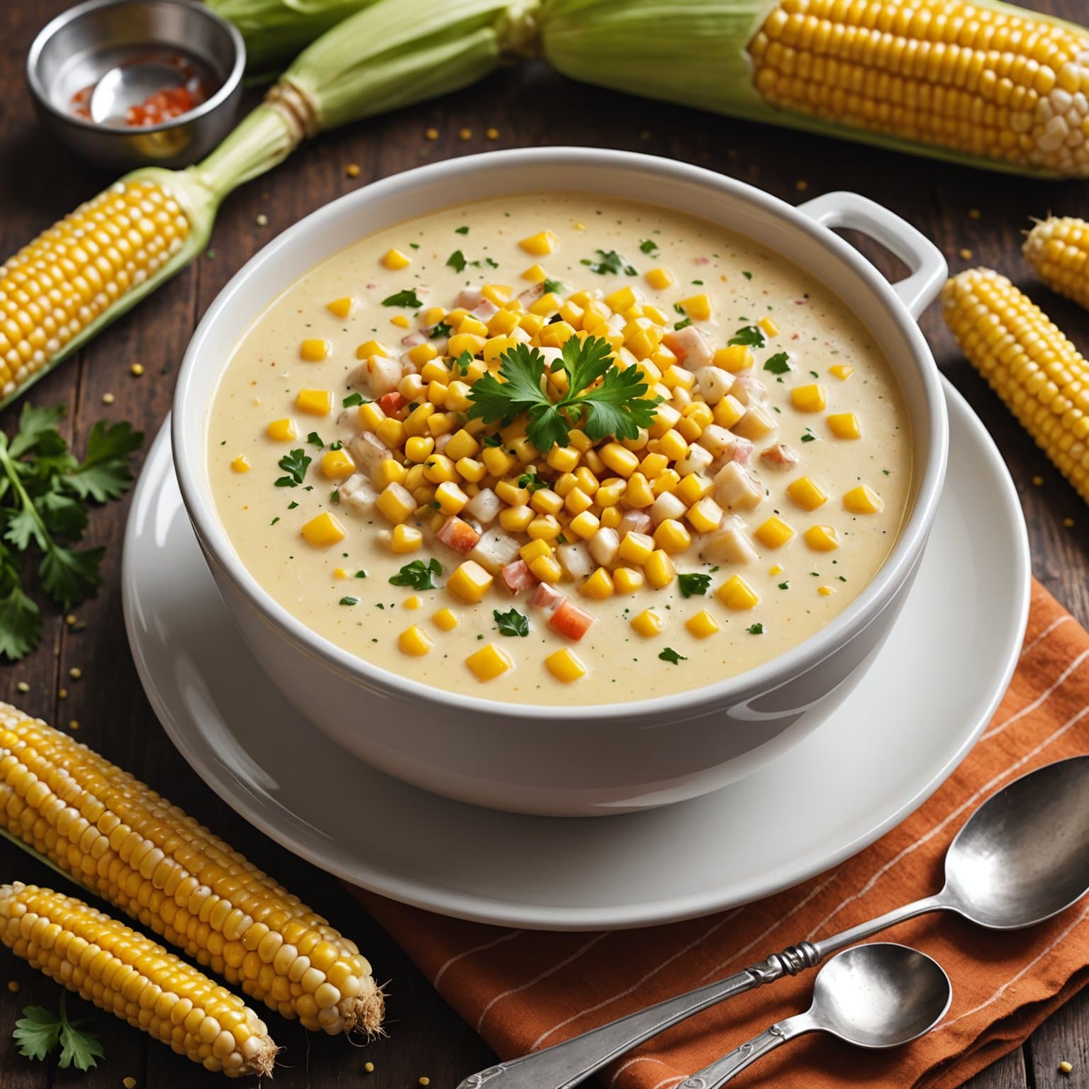 Tinas mais- og kornsuppe